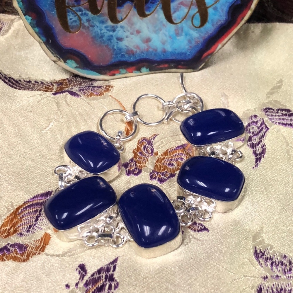 Blue Chalcedony Bracelet